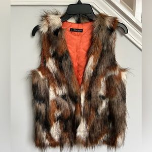 faux fur vest
